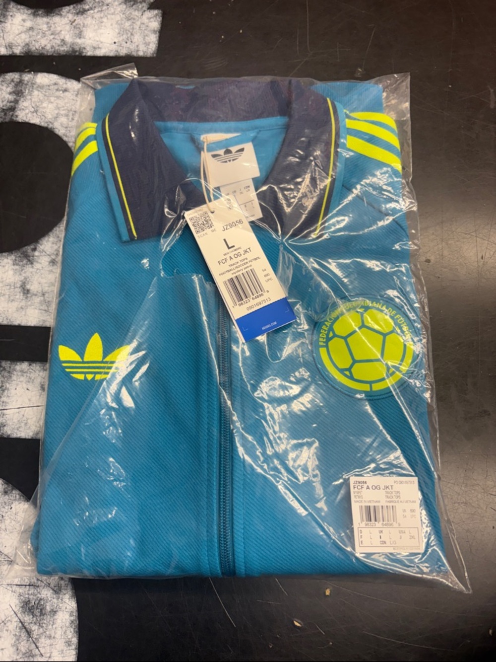 Adidas Official Colombia 2026 Unisex Warm Up Jacket
